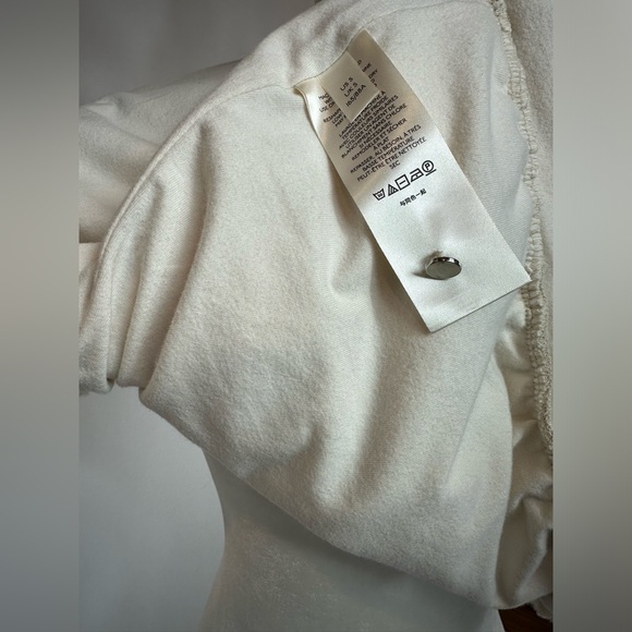 Anthropologie Maeve Leah Faux Fur Cropped Muscle Tee Size Small NWT - Picture 13 of 14